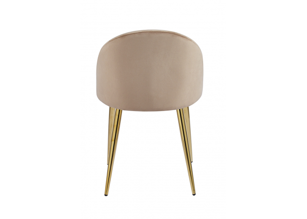 Pack 4 Chaises Vint Velours Golden