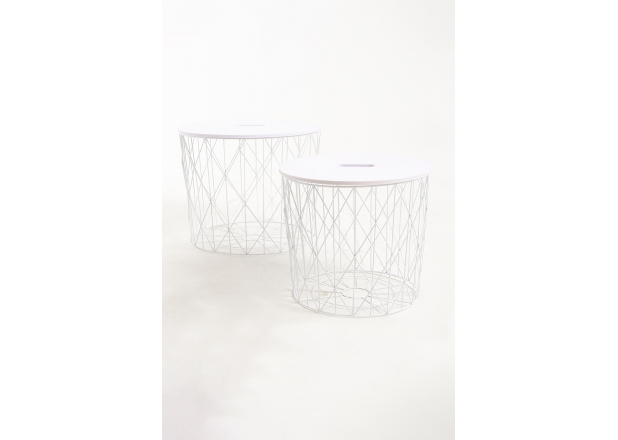 Set 2 petites tables Lowel