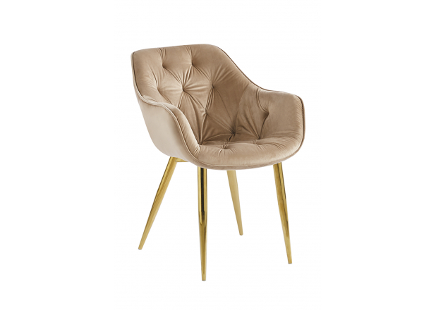 Zandel Golden Velvet Chair