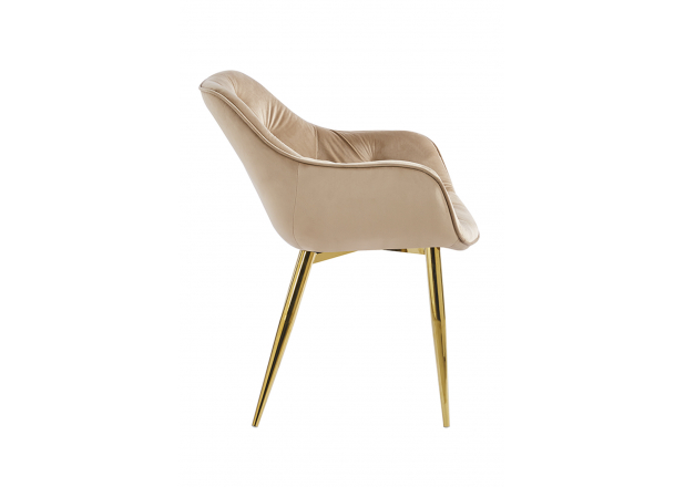 Zandel Golden Velvet Chair