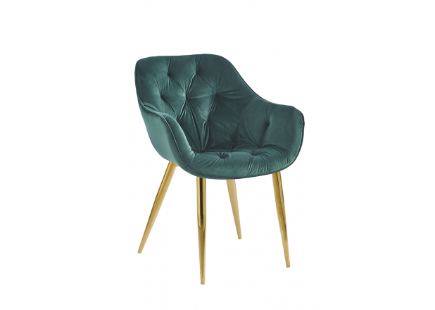 Zandel Golden Velvet Chair