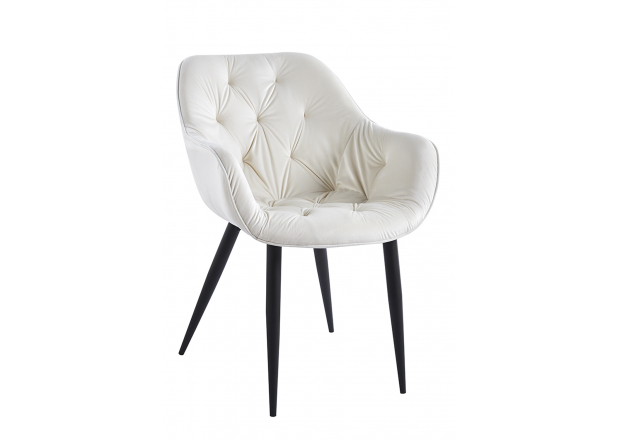 Zandel Black Velvet Chair