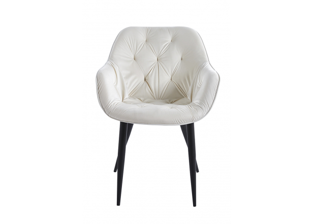 Zandel Black Velvet Chair