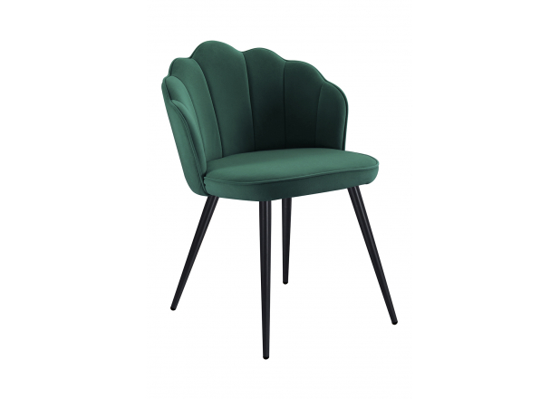 Blume Velvet Chair Black Legs