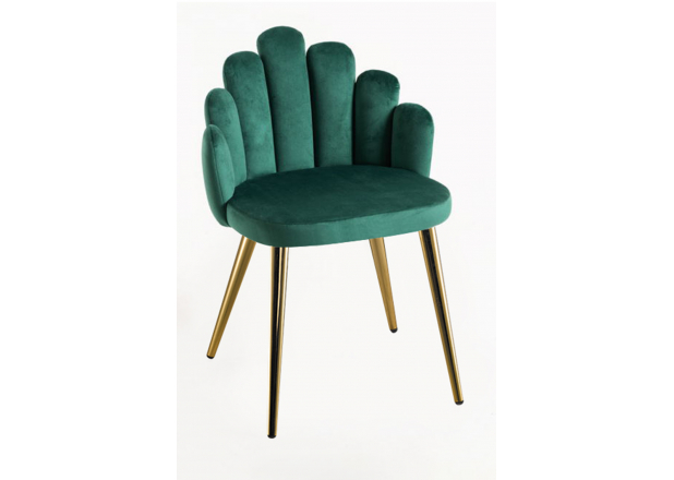 Hand Gold Velvet Chair