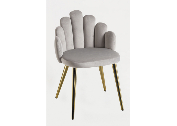 Hand Gold Velvet Chair