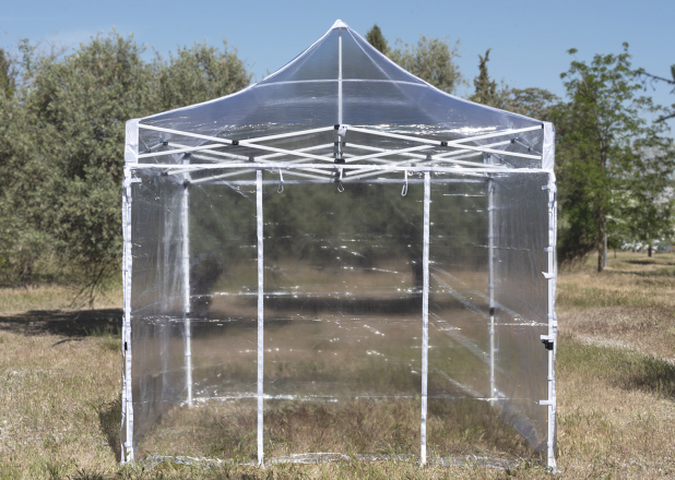 3x3 Master Transparentes Zelt (Komplettset)