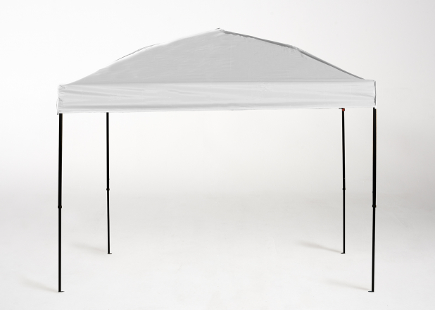3x3 Compact Tent with white trunk