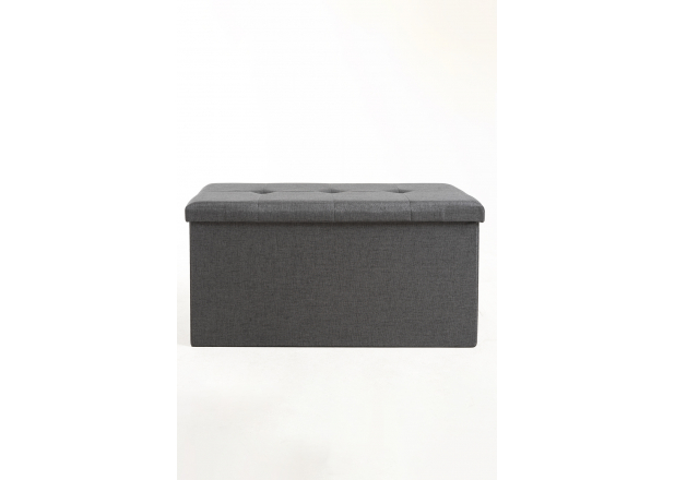 Pouf contenitore Button 76 cm Tessuto