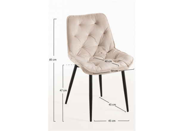 Miska Velvet Chair