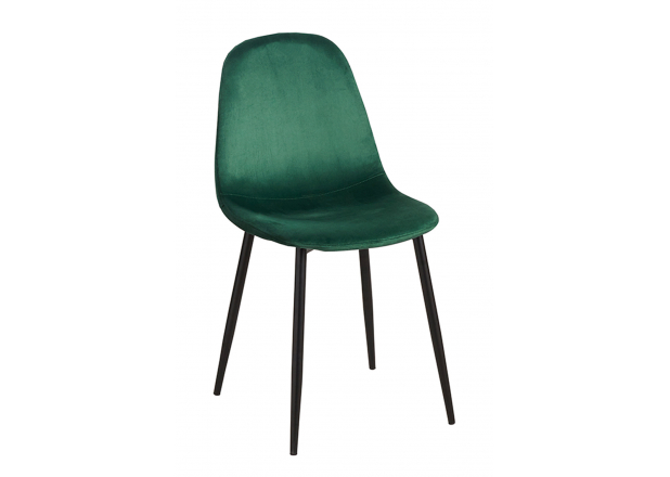 Teok Black Velvet Chair