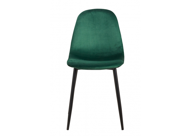 Teok Black Velvet Chair