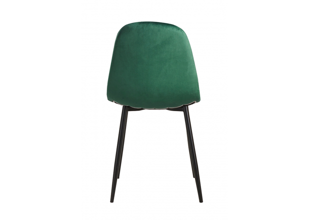 Teok Black Velvet Chair