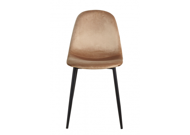 Teok Black Velvet Chair