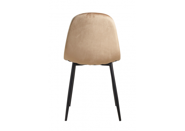 Teok Black Velvet Chair