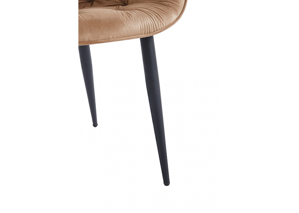 Zandel Black Velvet Chair