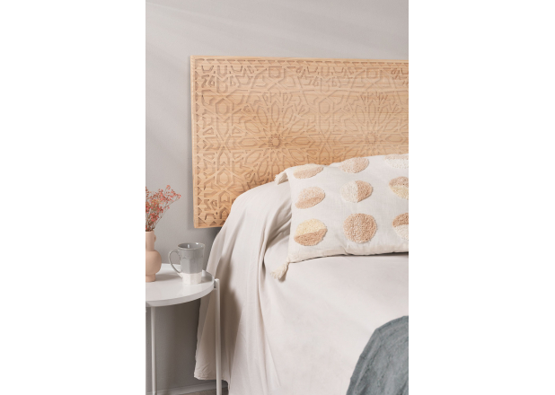 Headboard Rustiek Wood for 135 cm beds Natural 