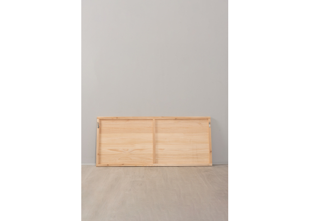 Headboard Rustiek Wood for 135 cm beds Natural 