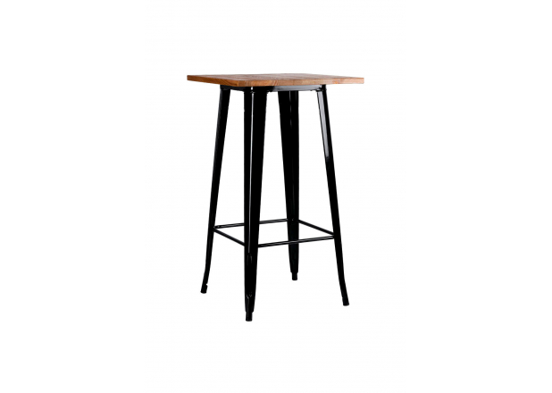 High Torix Natural Wood Table 60 cm