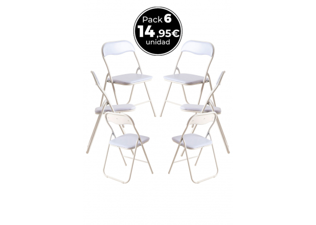 Pack 6 Chaises Niza Basic