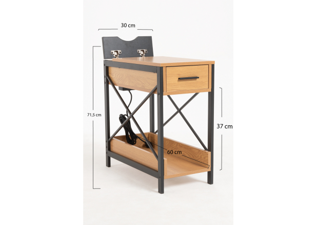 Banis Narrow Small Table