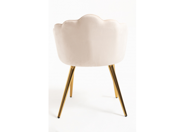 Chaise Blume Gold Velours