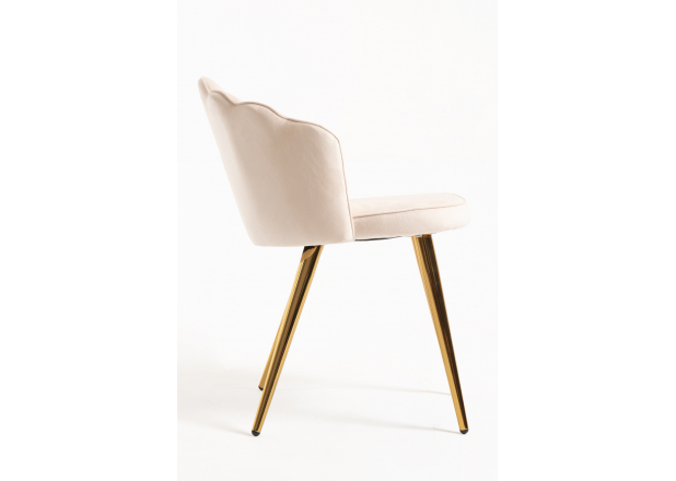 Blume Gold Velvet Chair