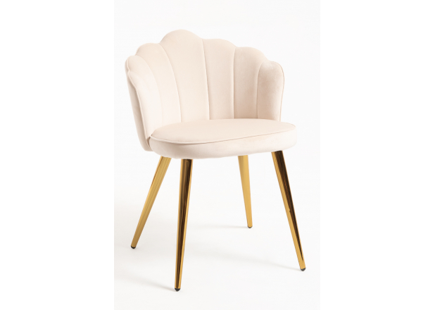 Chaise Blume Gold Velours