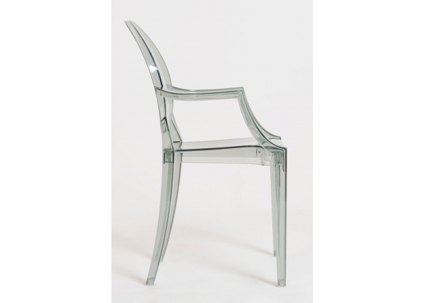 Diam Arms Transparent Chair