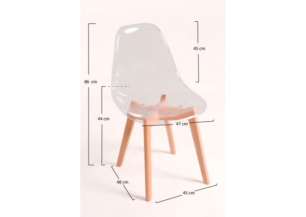 Chaise Kelen Transparent