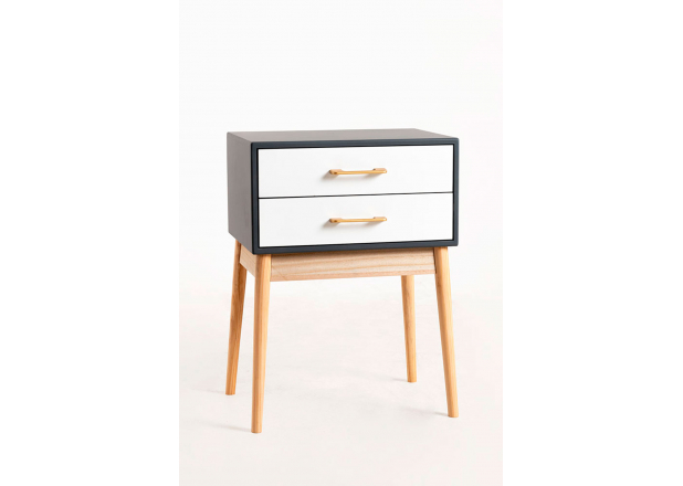 Sen Bedside Table 2 Drawers