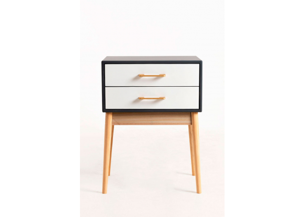 Sen Bedside Table 2 Drawers