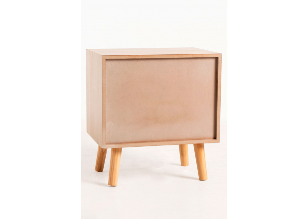 Nium 3 Drawers Bedside Table