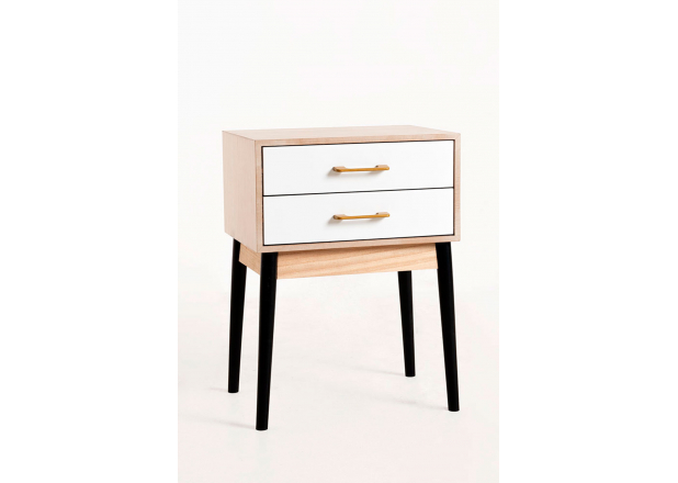 Nium bedside table 2 drawers