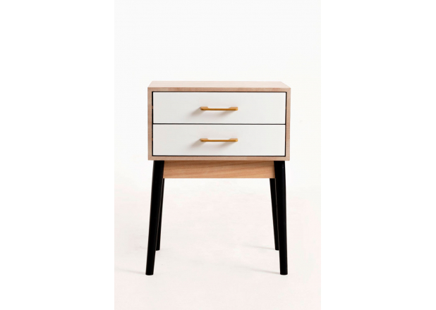 Nium bedside table 2 drawers