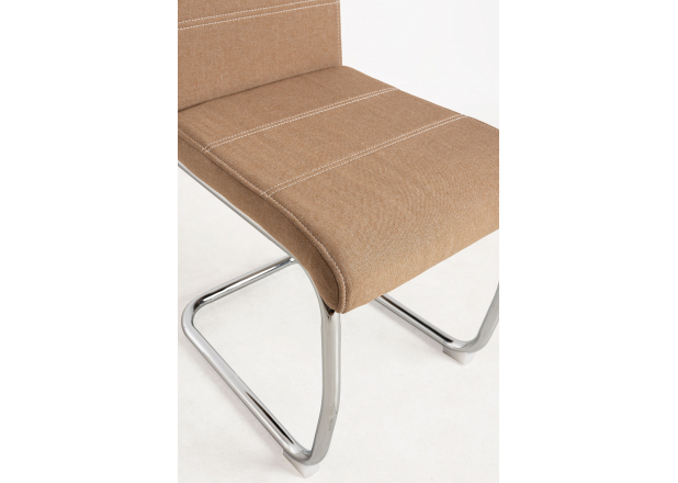 Pack 4 Chaises Hallen Tissu