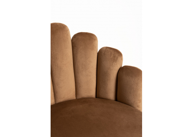 Pack 4 Poltrone Hand Velluto Gambe Neri