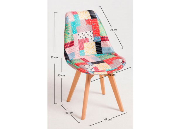 Chaise Synk Patchwork