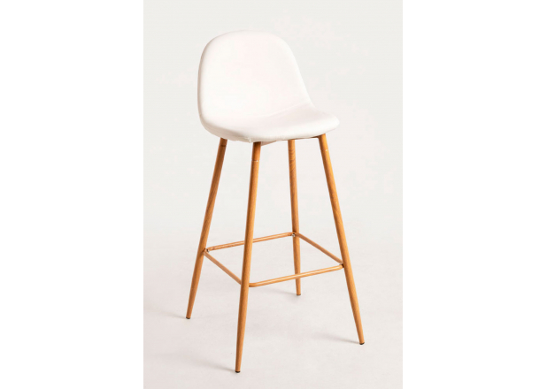 Leatherette Teok Stool