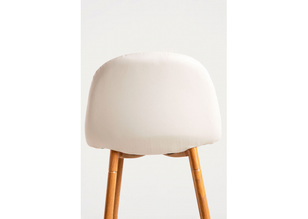 Leatherette Teok Stool