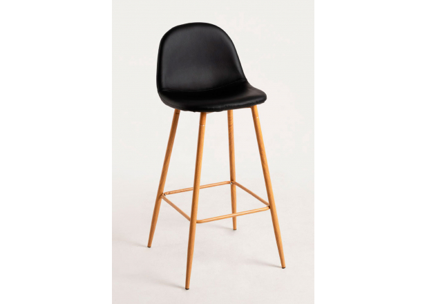 Leatherette Teok Stool