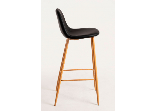 Leatherette Teok Stool