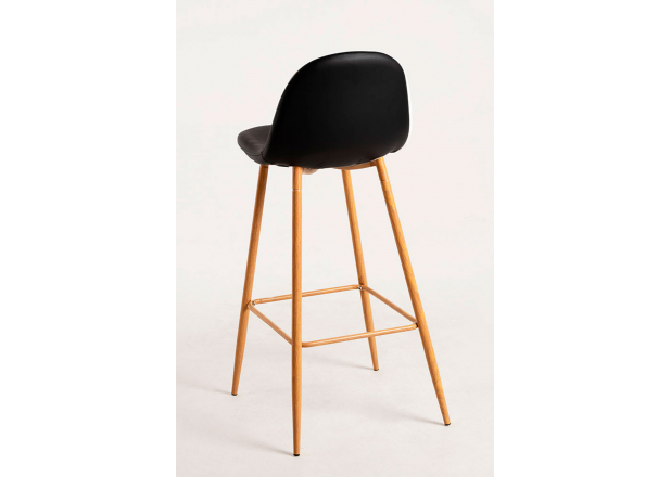 Leatherette Teok Stool