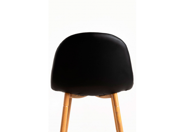 Leatherette Teok Stool