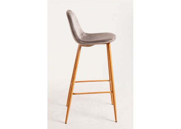 Tabouret Teok Velours