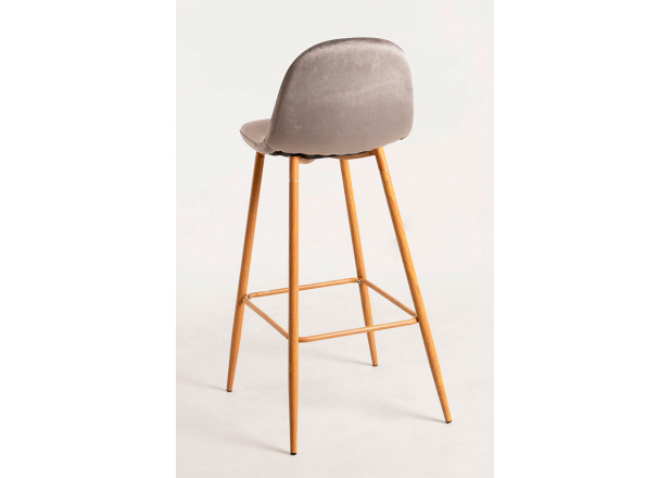 Tabouret Teok Velours