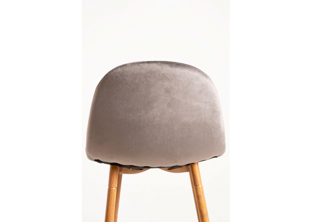 Velvet Teok Stool