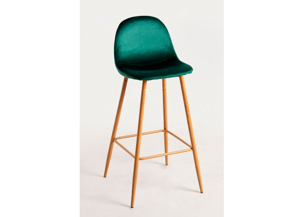 Tabouret Teok Velours