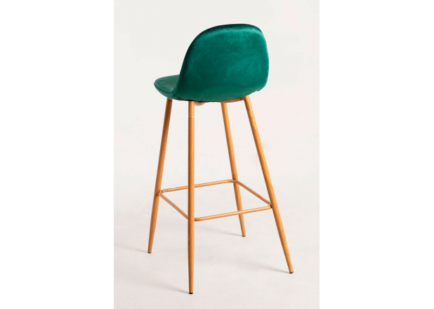 Tabouret Teok Velours