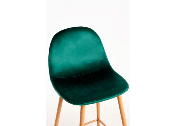 Velvet Teok Stool